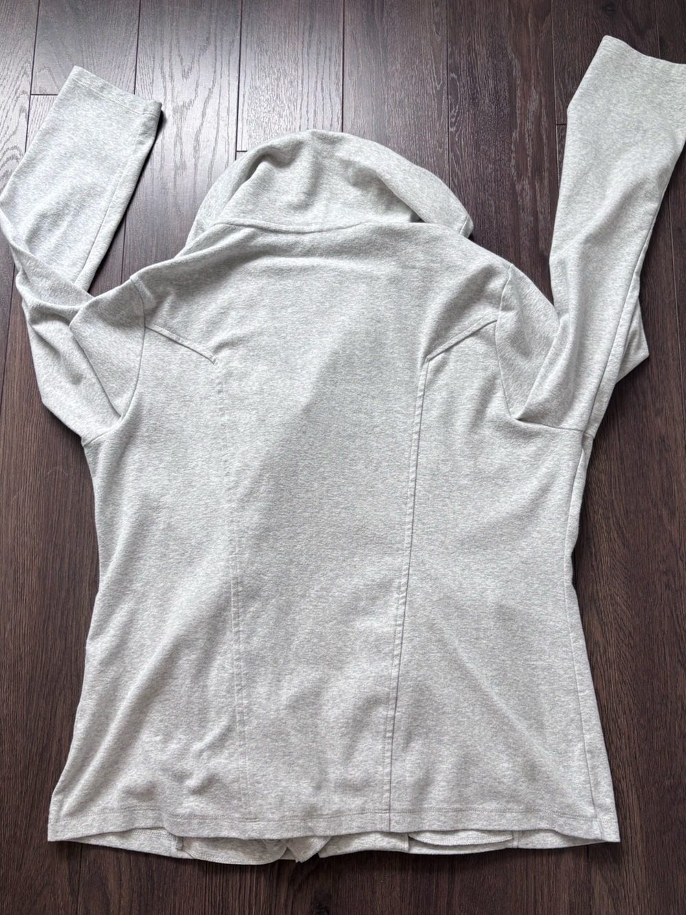 ⚡ Banana Republic Grey Asymmetrical Zip Jacket XL - Picture 7 of 9